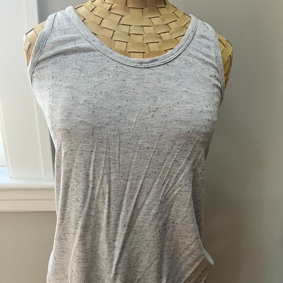DEX Speckled Grey Tank Top, Size Small - Picture 2 of 5